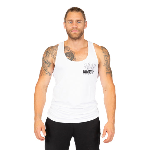 Gravity Fitness Bamboo Training Vest - White