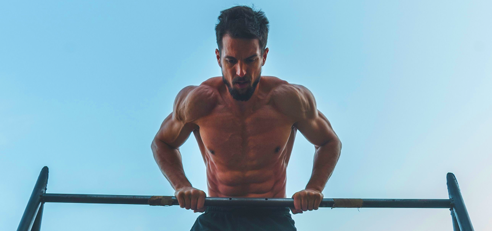 Man Doing Muscle Ups
