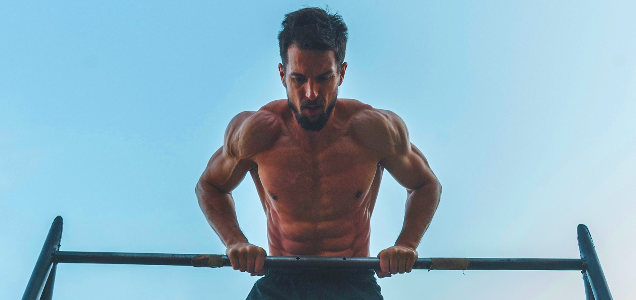 Man Doing Muscle Ups