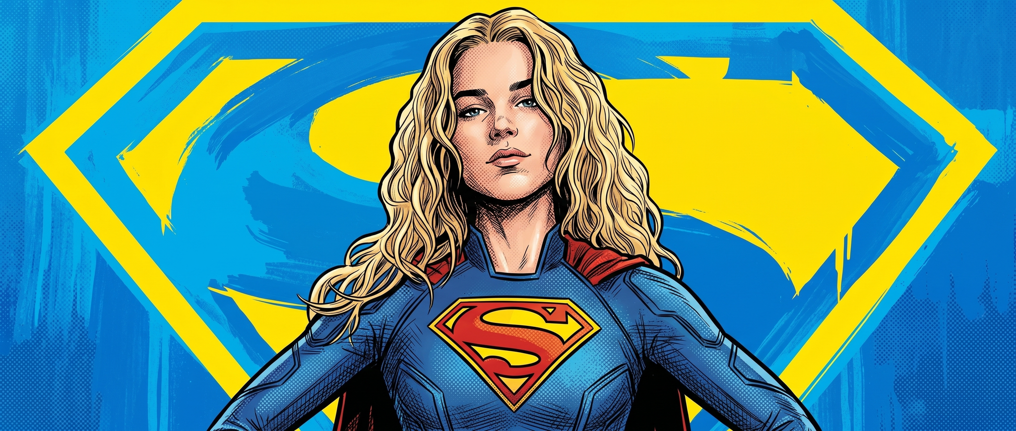 Mill Alcock Supergirl Illustration