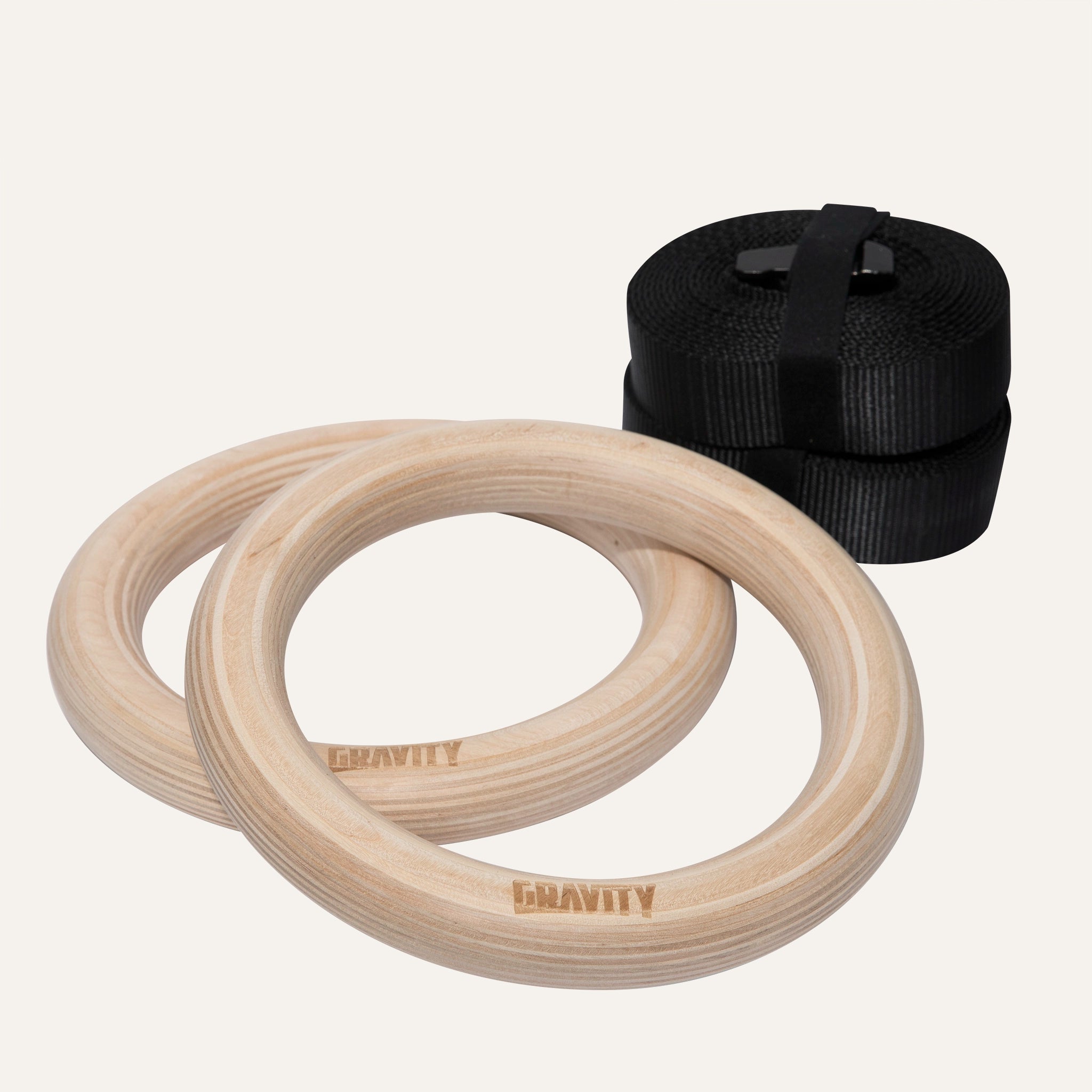 Gravity Fitness Wooden Gymnastic Rings