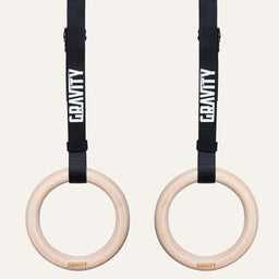 Gravity Fitness Wooden Gymnastic Rings