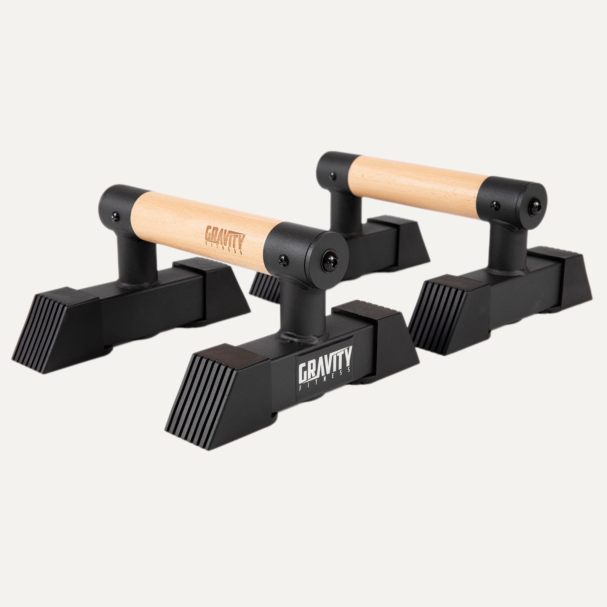 Parallettes Gravity Fitness – Poignées 38 Mm, Acier, Pour CrossFit Et Gymnastique – Taille Moyenne