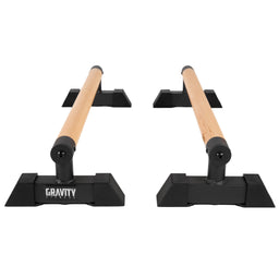 Grade B Gravity Fitness Long Hybrid Parallettes