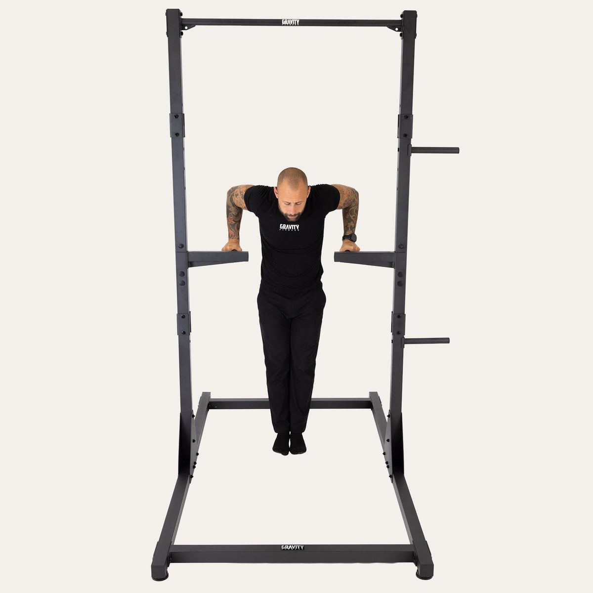 Gravity Fitness Freestanding Pull Up Bar, with Optional Dip Bars