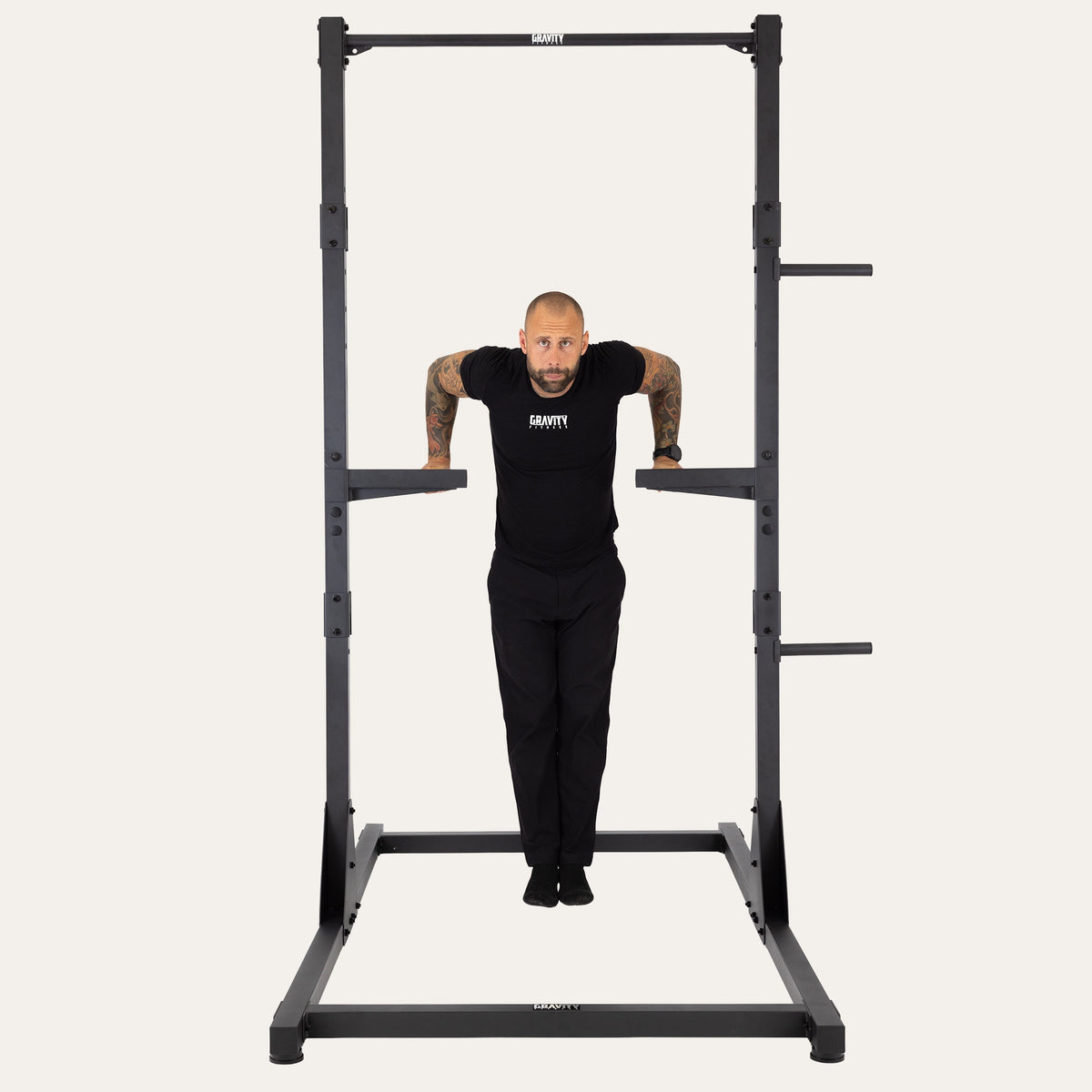 Gravity Fitness Freestanding Pull Up Bar, with Optional Dip Bars