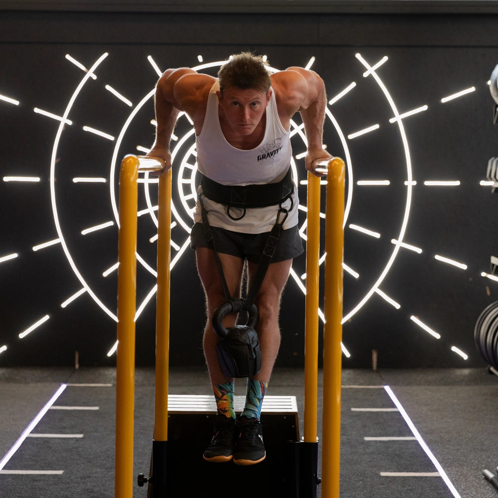 Schwerkraft -Fitness 4 in 1 Hochleistungs -Training/Dipgürtel