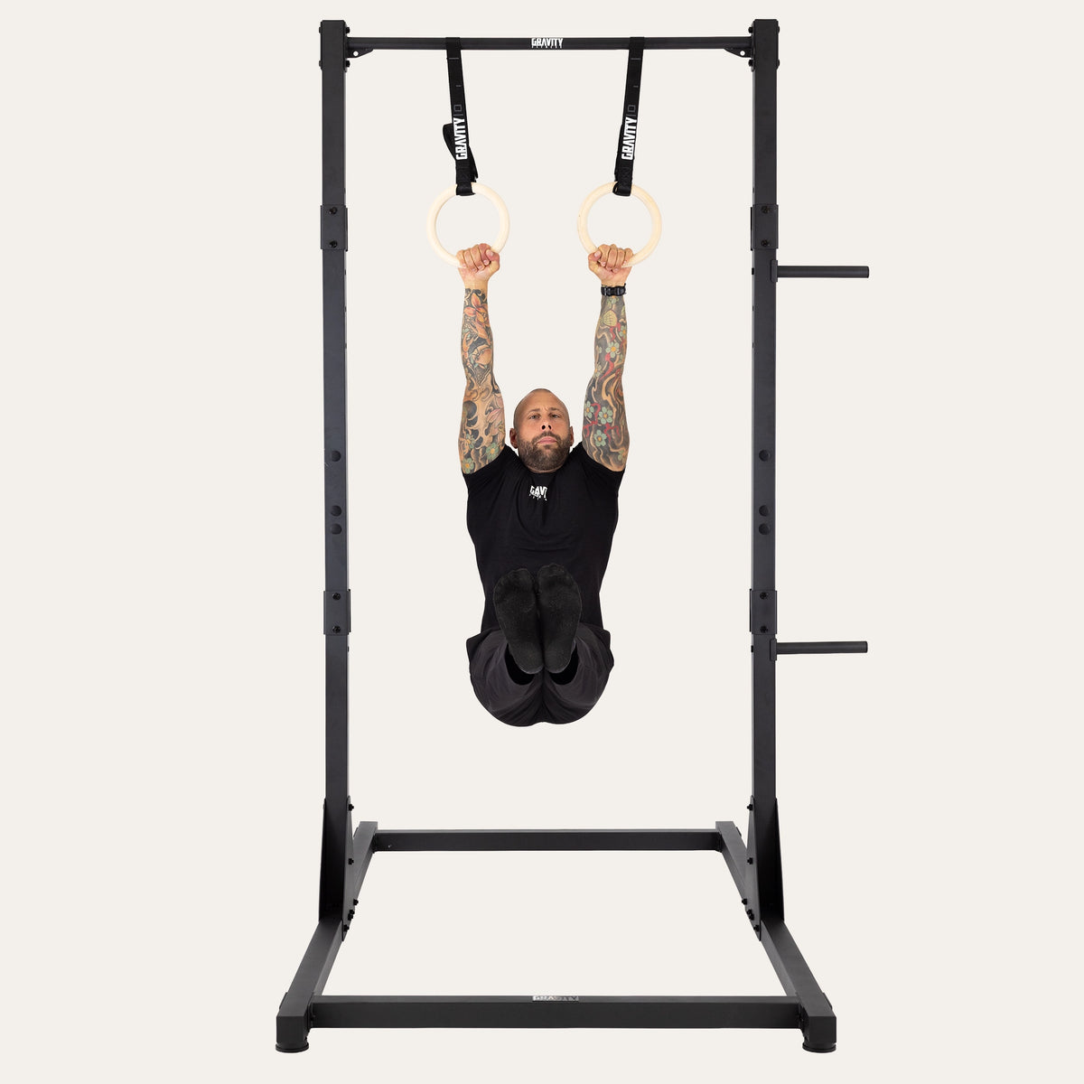 Gravity Fitness Freestanding Pull Up Bar, with Optional Dip Bars