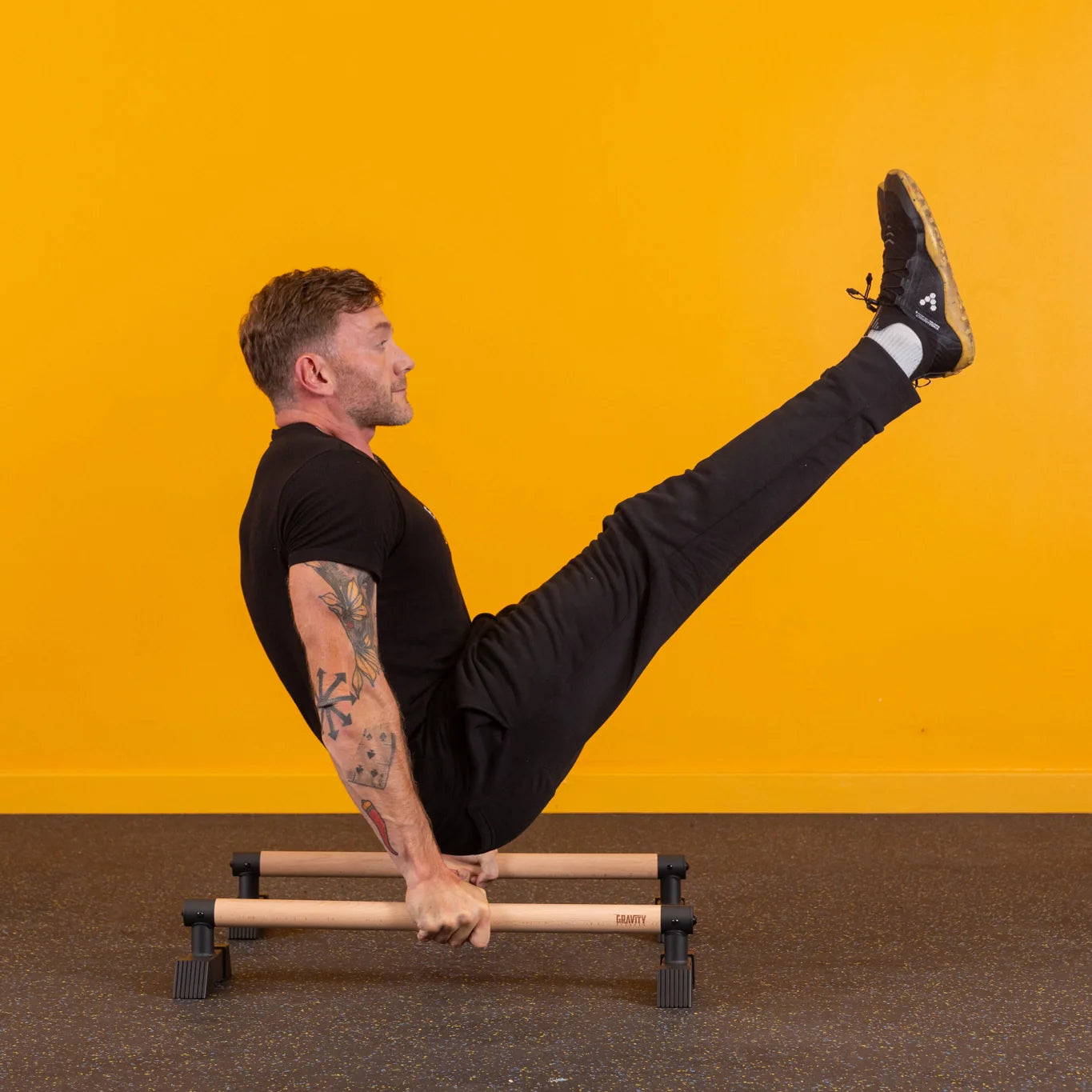 Grade B Gravity Fitness Long Hybrid Parallettes