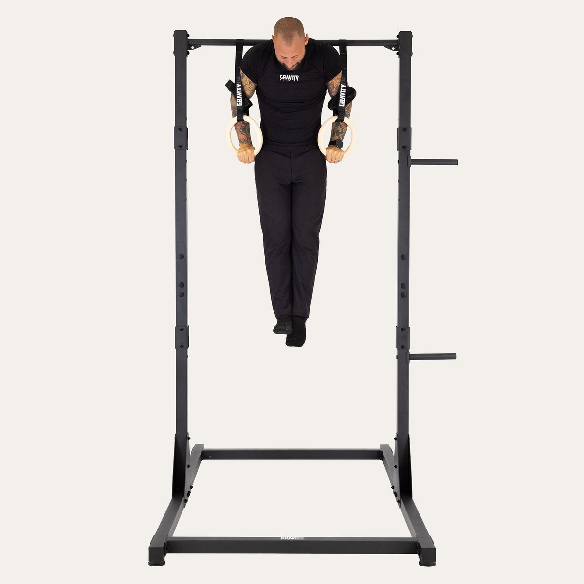 Gravity Fitness Freestanding Pull Up Bar, with Optional Dip Bars