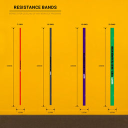 Gravity Fitness Resistance Bands - Ensemble de 4