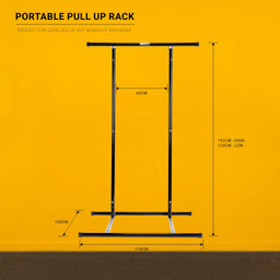 Gravity Fitness Portable Pull up Rack & Bag, Optional Extension Kit