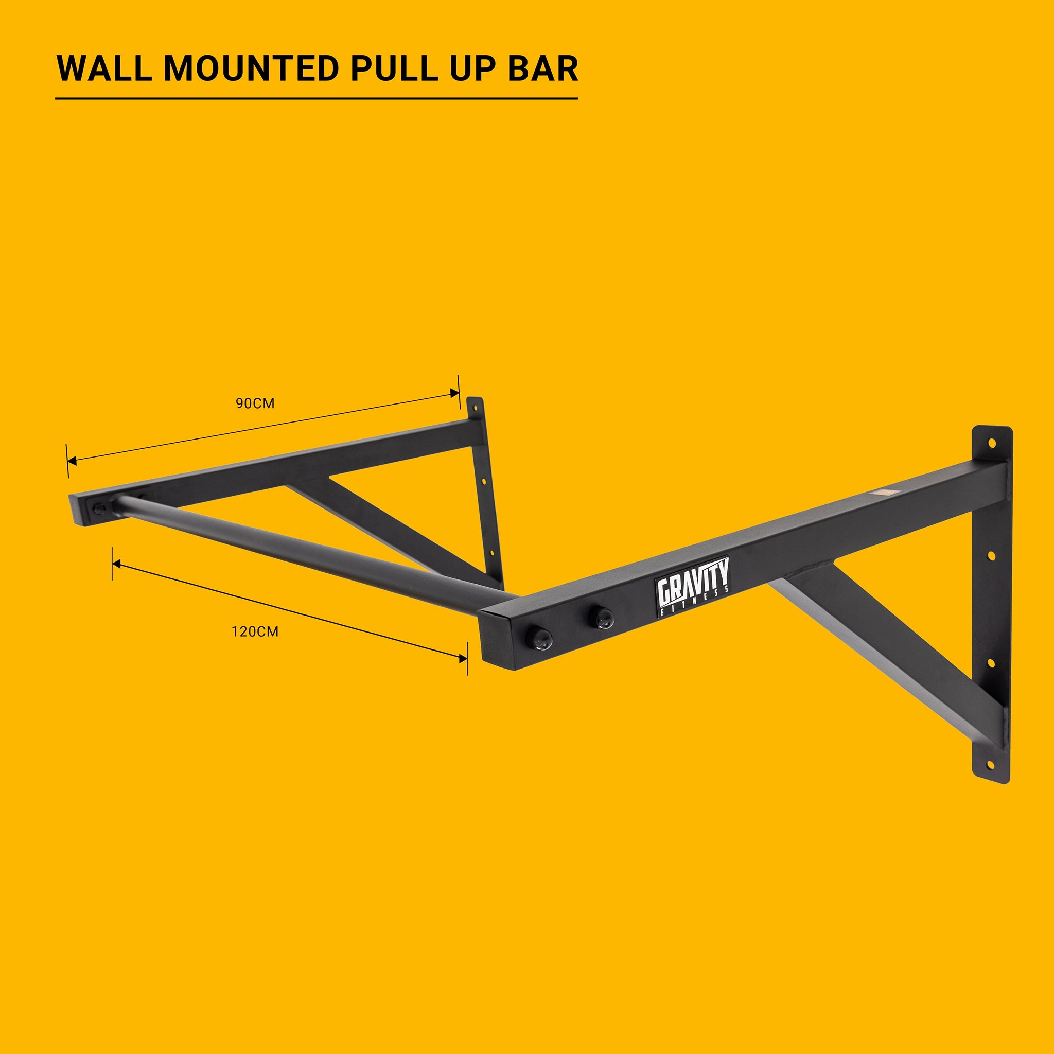 Gravity Fitness Wall Mounted Pull Up Bar