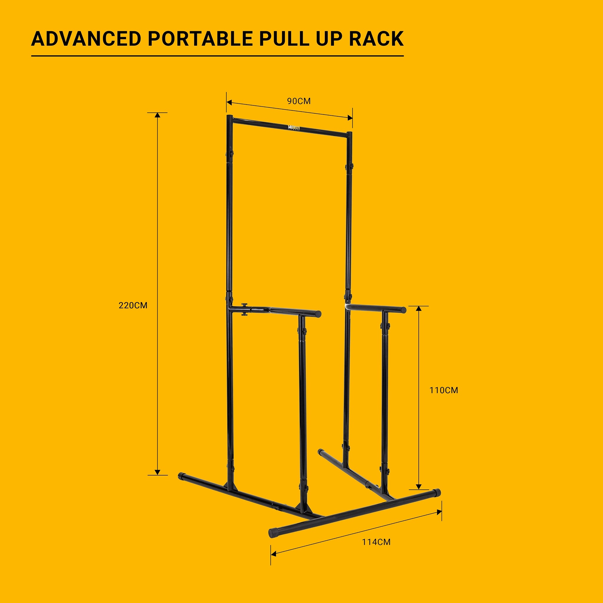 Gravity Fitness Advanced Portable Pull Up Rack