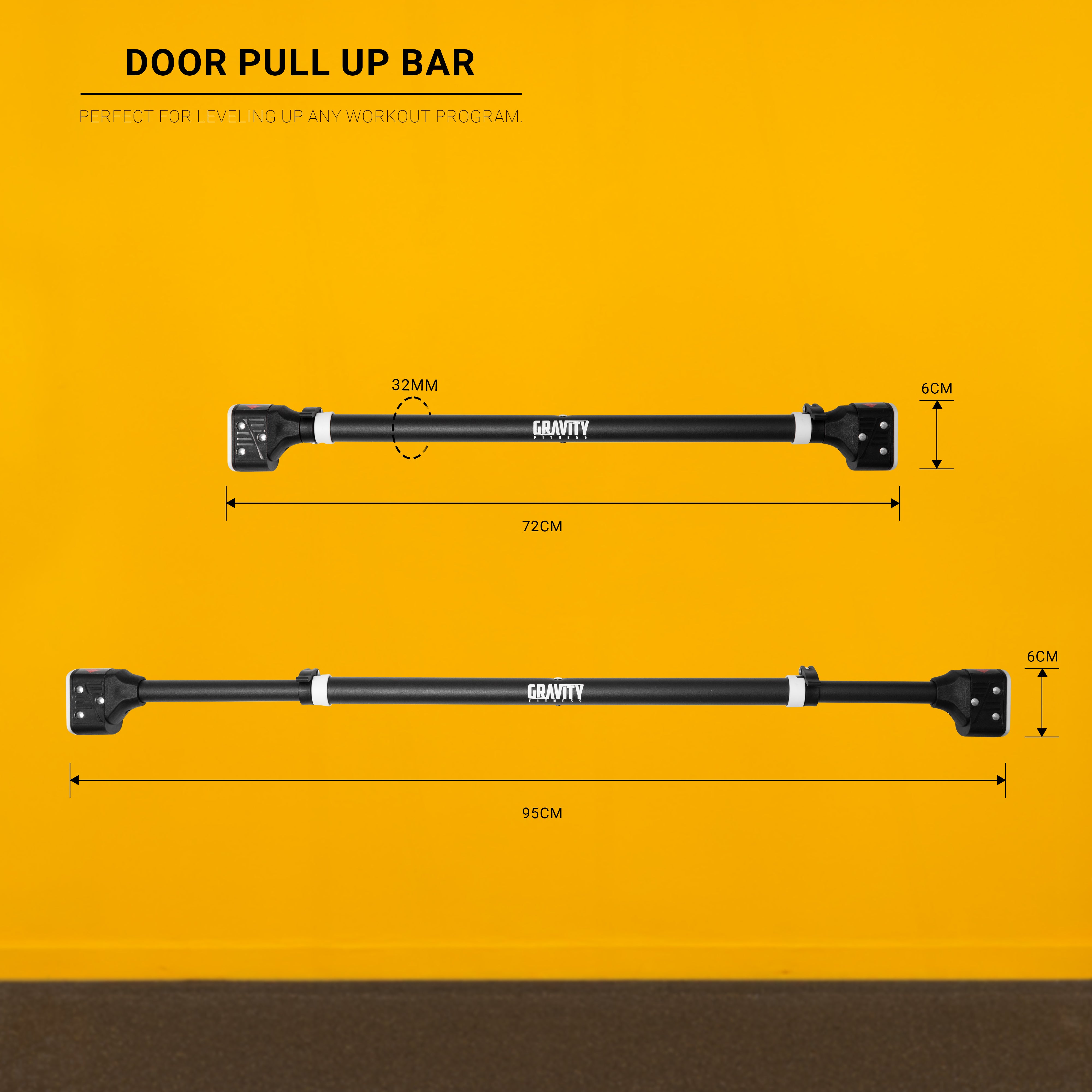 Gravity Fitness Universal Door Pull up Bar