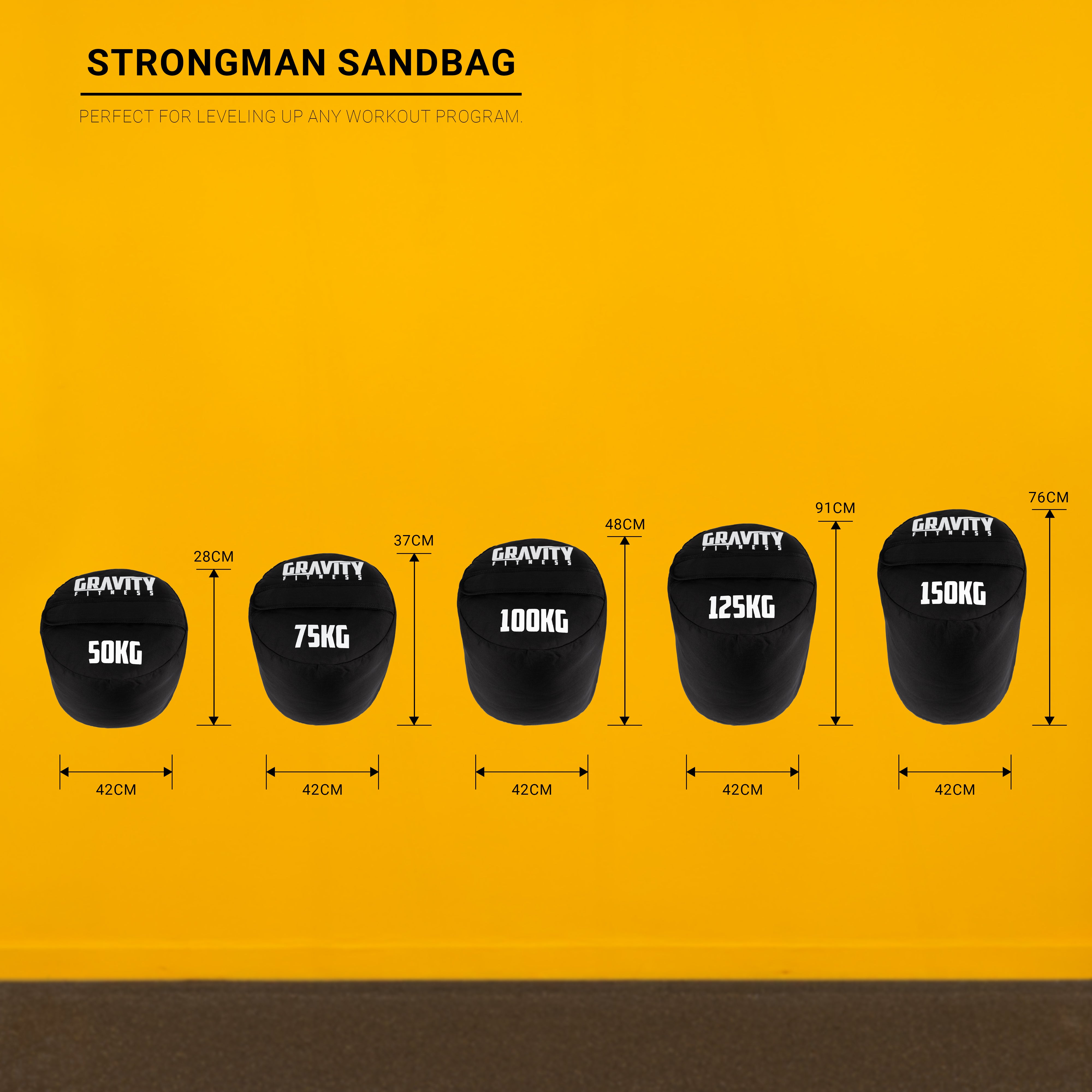 Gravity Fitness Strongman Sandbag 50kg - 150kg