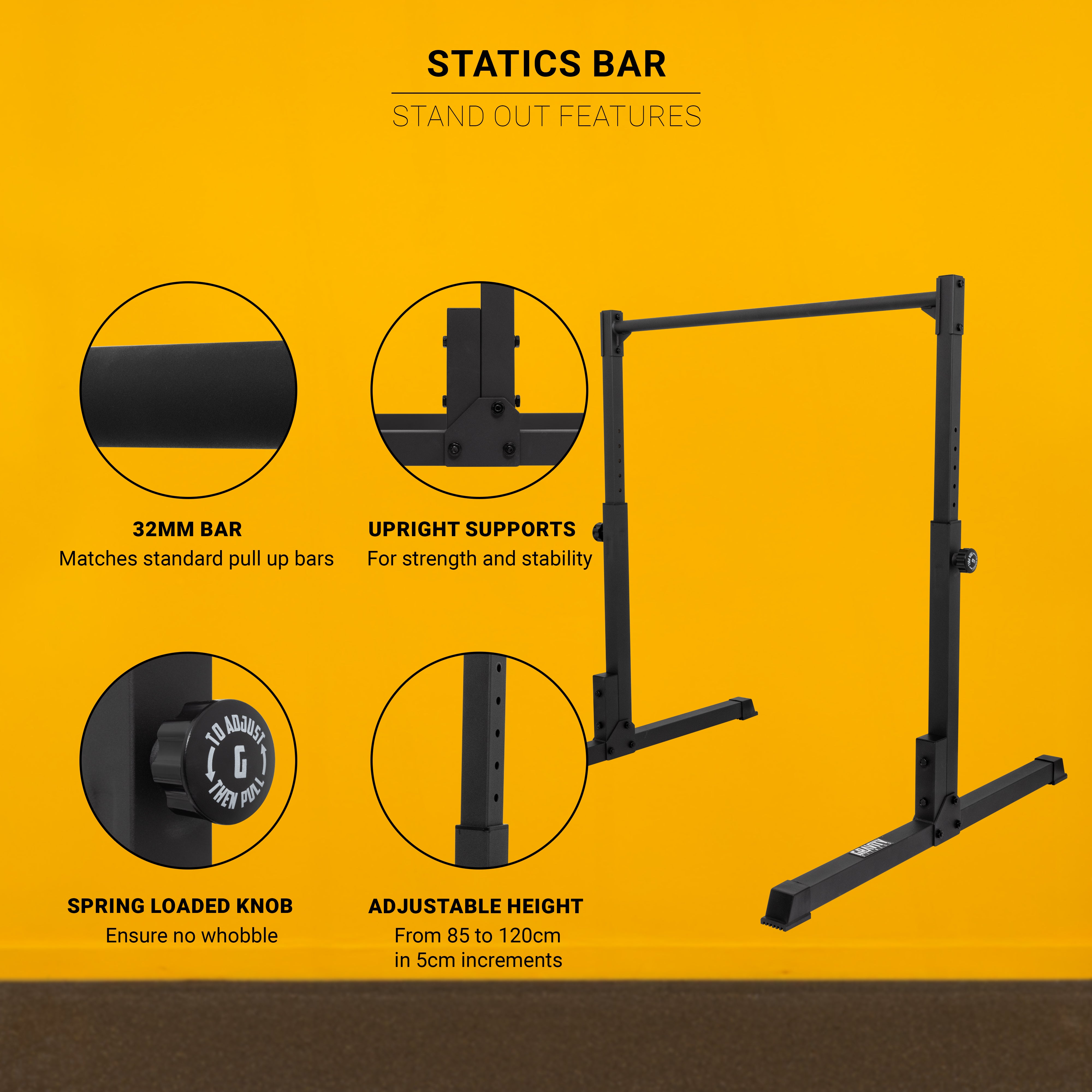 Gravity Fitness Statics Bar
