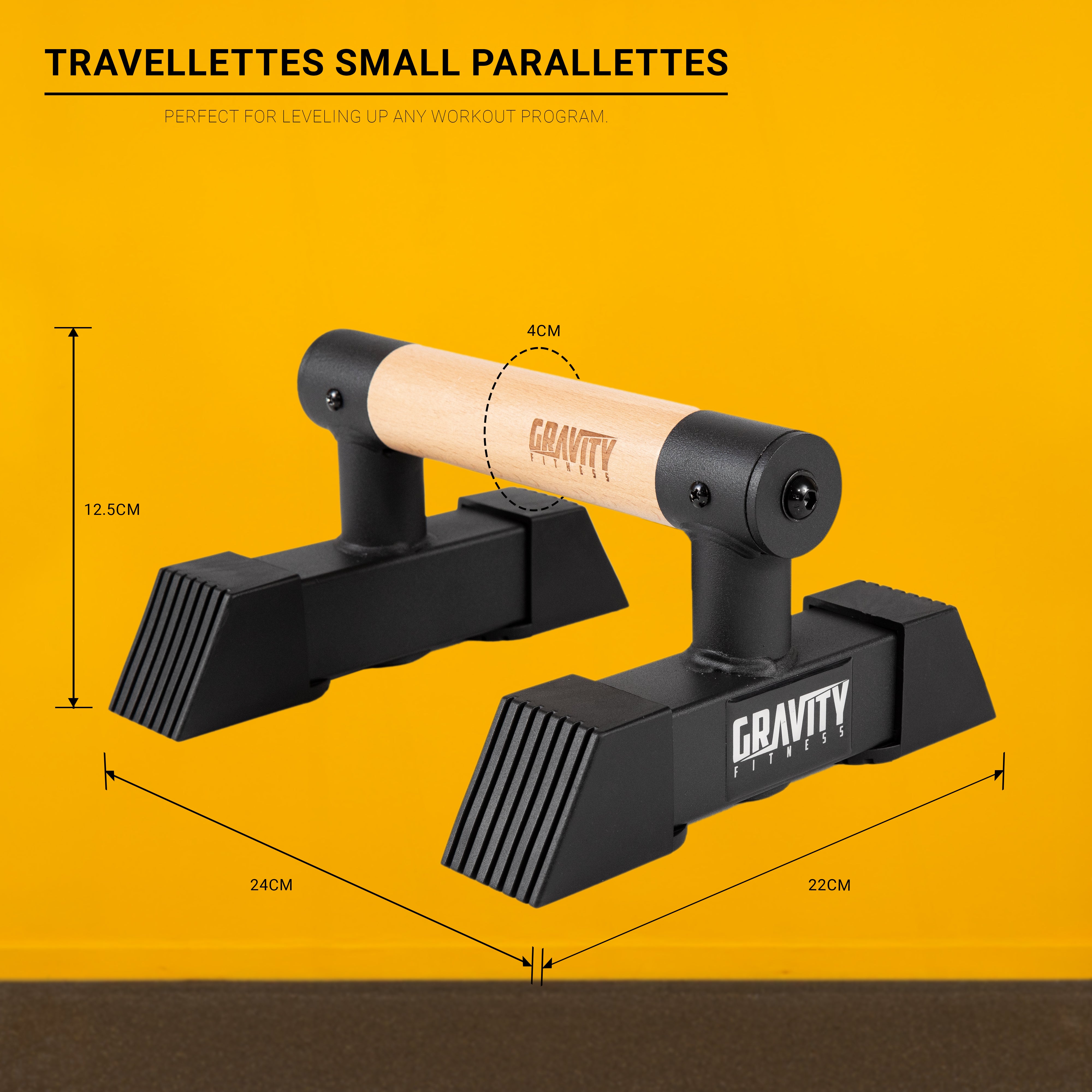 Gravity Fitness Travellettes Small Parallettes
