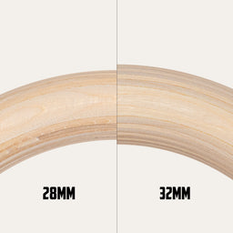 Gravity Fitness Wooden Gymnastic Rings
