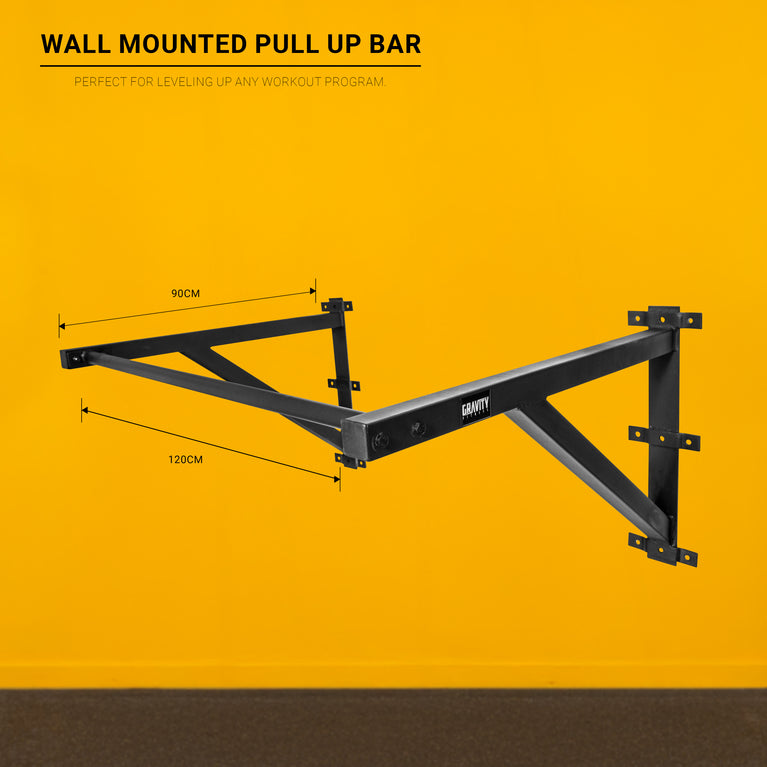 Schwerkraft -Fitnesswand montiert Klimmzahnstange