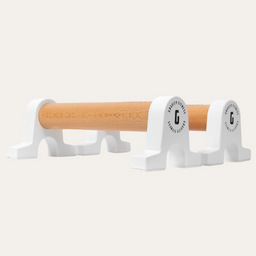 Gravity Fitness Wooden Push Up Parallettes - Black or White Options