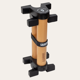 Gravity Fitness Wooden Push Up Parallettes - Black or White Options