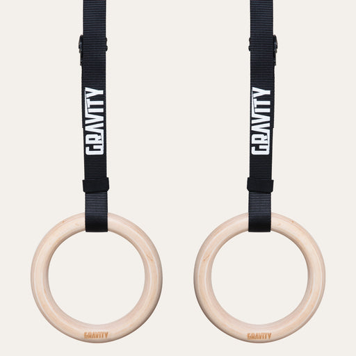 Gravity Fitness Wooden Gymnastic Rings