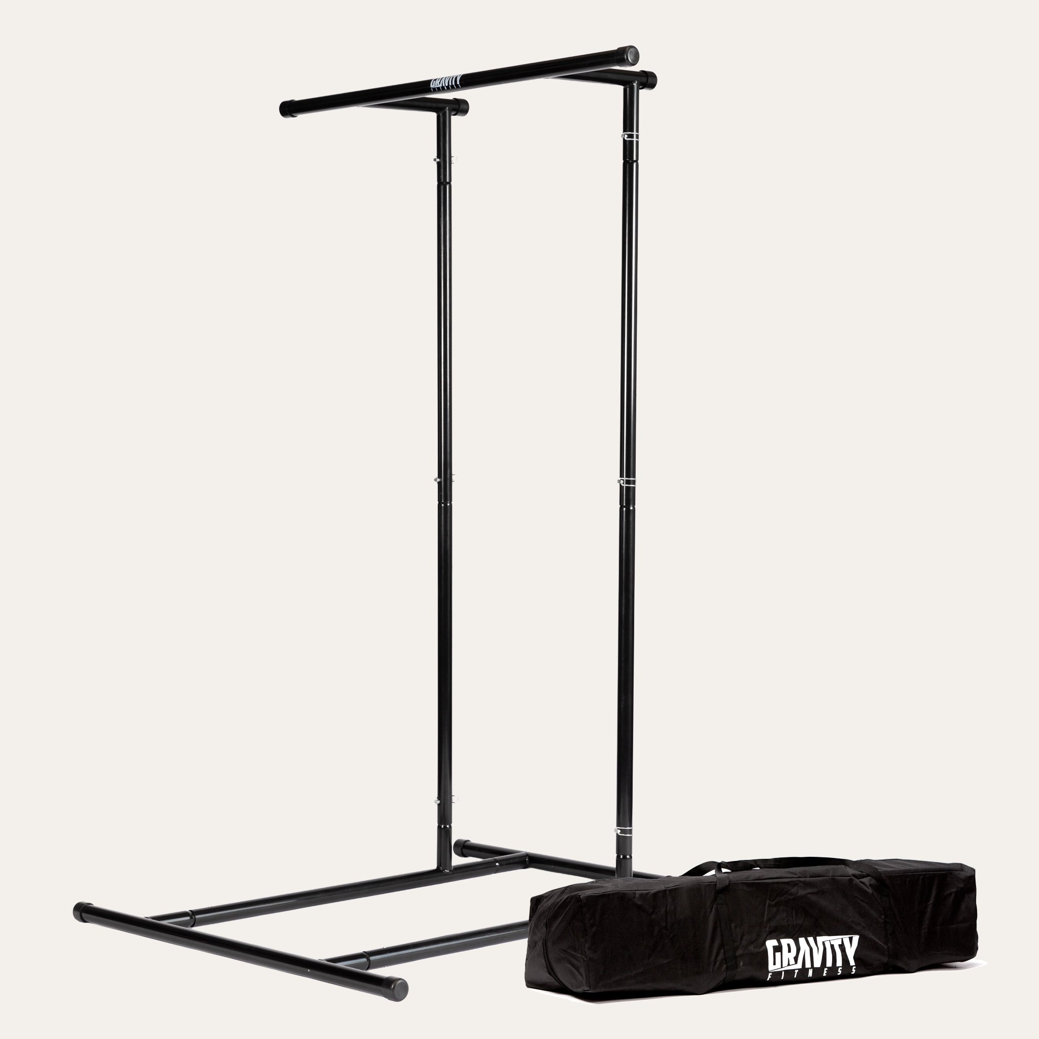 Gravity Fitness Tragbares Pull -Up -Rack & Bag, Optionales Verlängerungskit