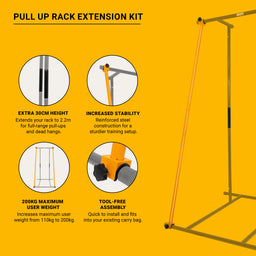 Gravity Fitness Pull Up Rack Extension Kit
