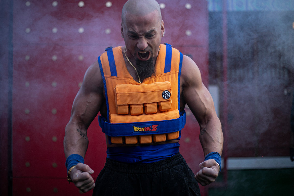 Gilet Lesté Gravity Fitness Goku Gilet Lesté Dragon Ball Z 20 Kg – Edition Limitée Gravity Fitness, Réglable, Pour Musculation Et Cardio Gilet Lesté Homme Femme Amovible Gilet Lesté Gravity Fitness Goku Gilet Lesté Dragon Ball Z 20 Kg – Edition Limitée Gravity Fitness, Réglable, Pour Musculation Et Cardio Gilet Lesté Homme Femme Amovible