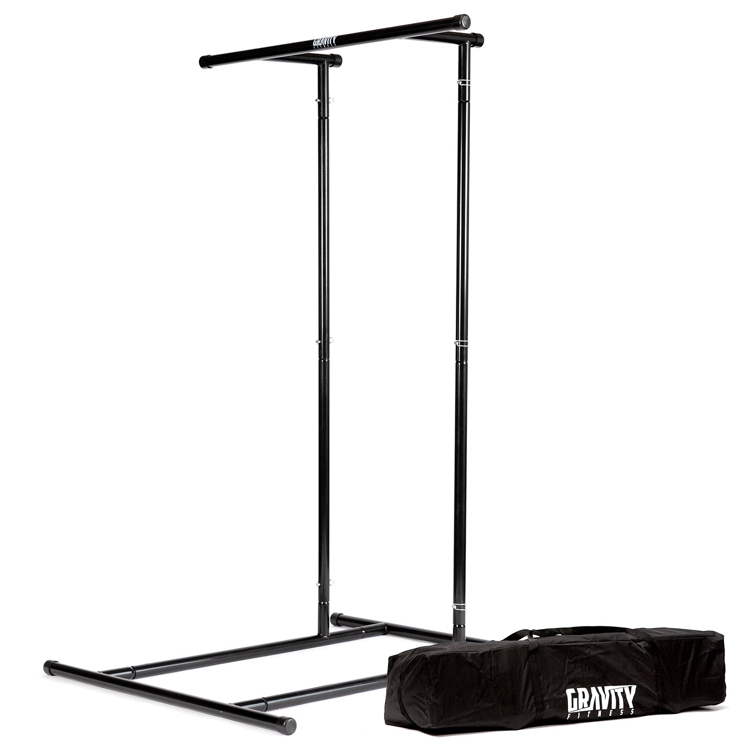 Gravity Fitness Portable Pull up Rack with Carry Bag