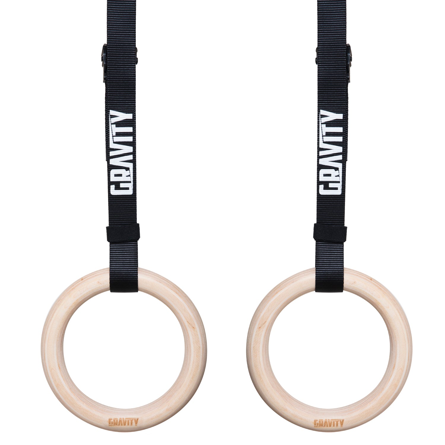 Gravity Fitness Wooden Gymnastic Rings - Fitness Equipment