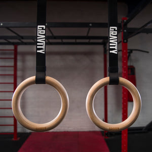 Gravity Fitness Wooden Gymnastic Rings