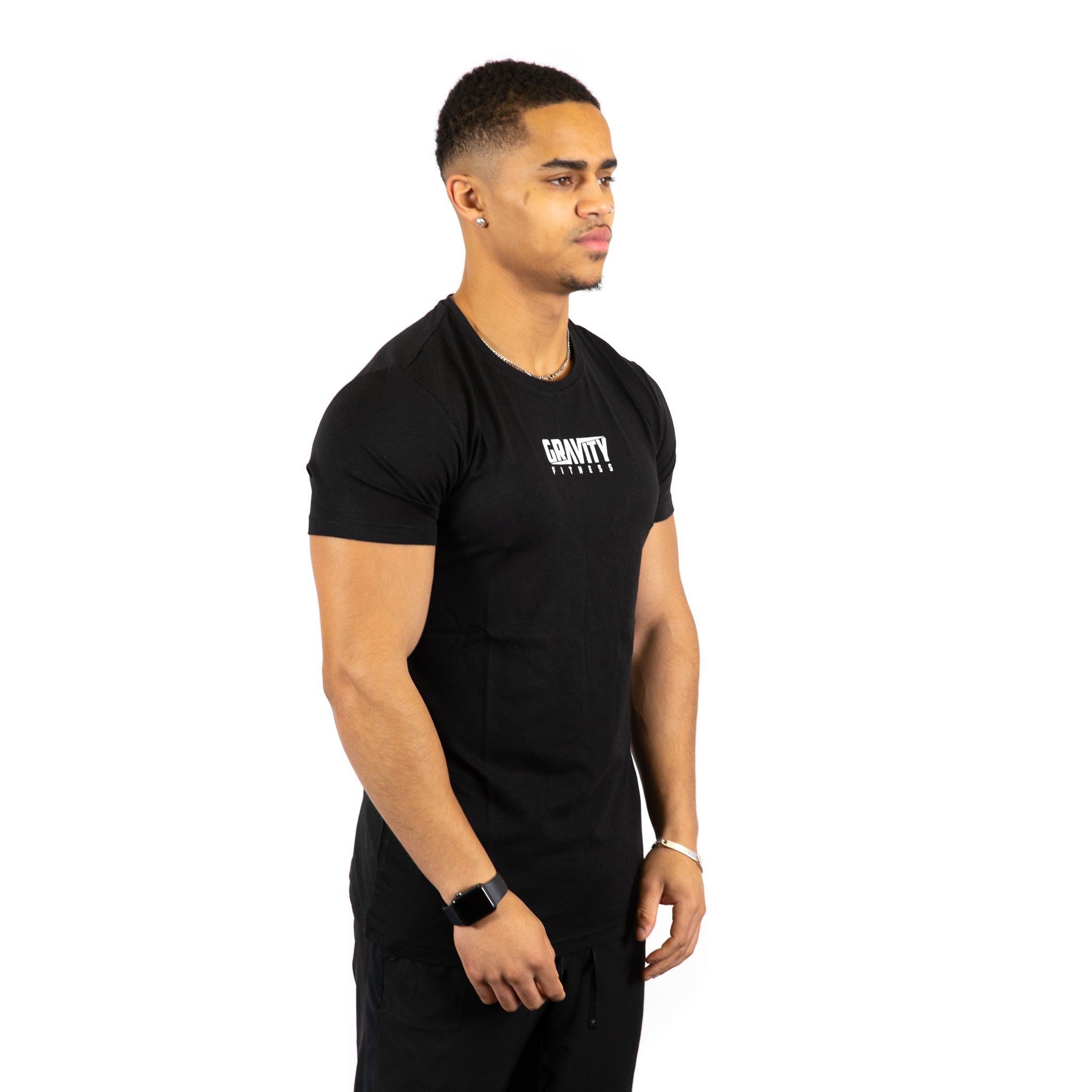 Gravity Fitness Bamboo Lifestyle T Shirt - Negro