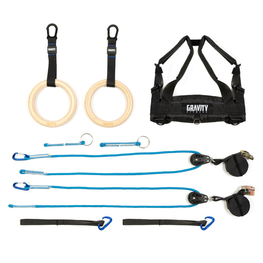 Grade B Gravity Fitness Assisted Calisthenics & Gymnastic Rings System