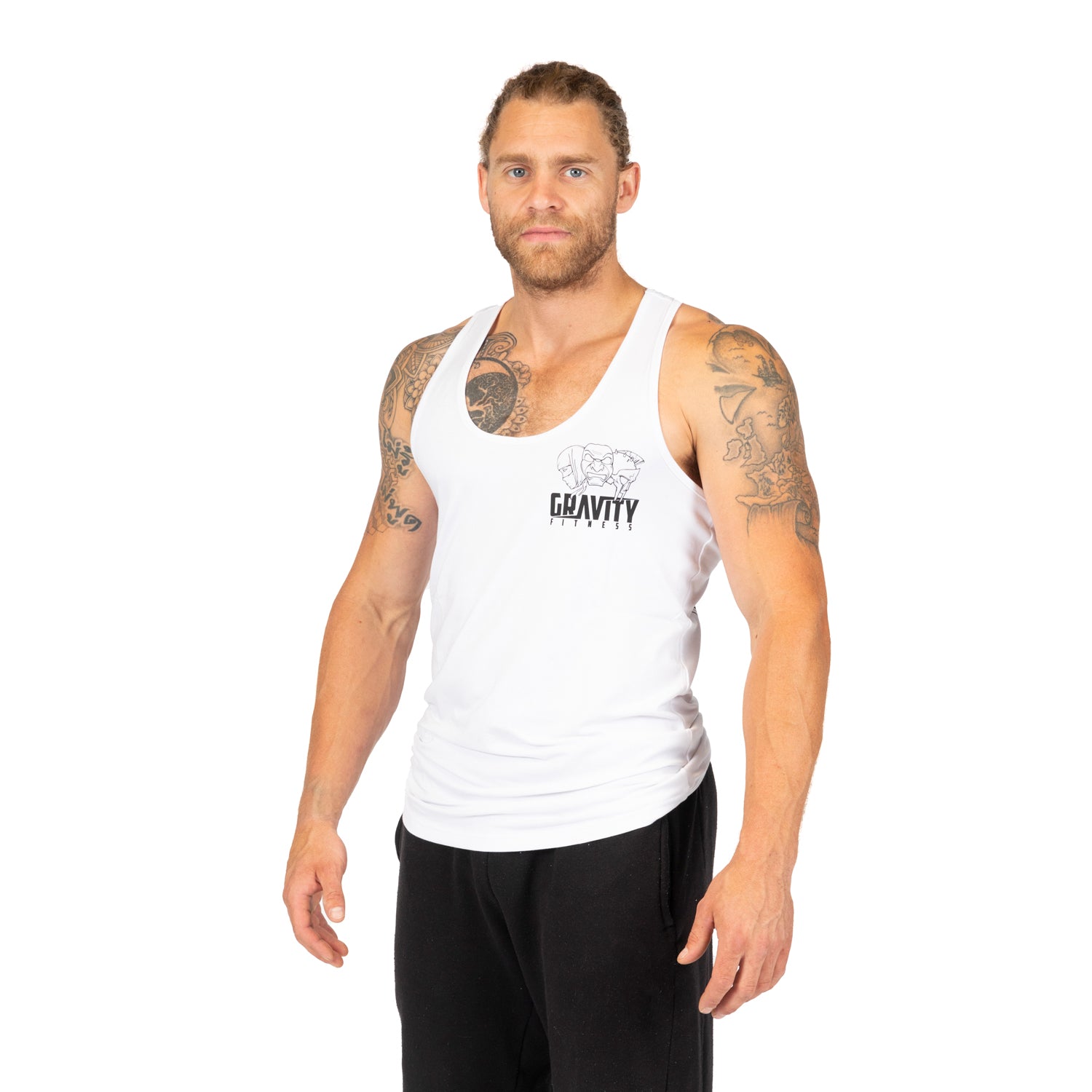 Gravity Fitness Bamboo Training Vest - White