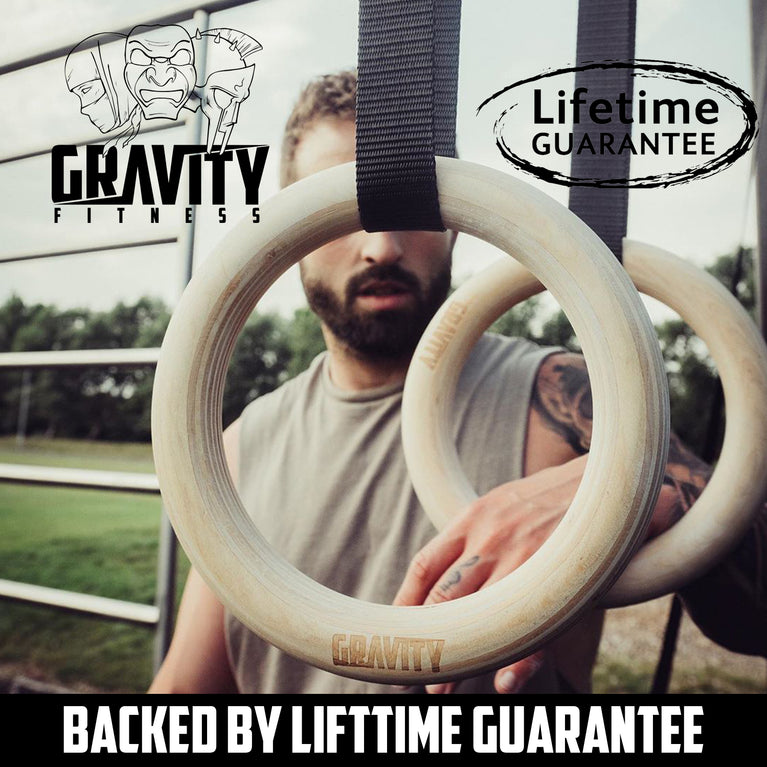 Grade B Gravity Fitness Wooden Gymnastic Rings